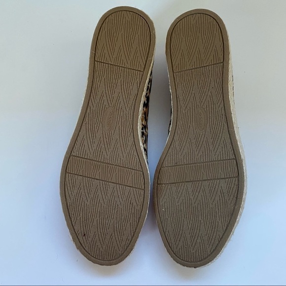 Dr. Scholls Be Energized Find Me Brown Leopard Round Toe Espadrilles Womens 6M - Picture 9 of 9